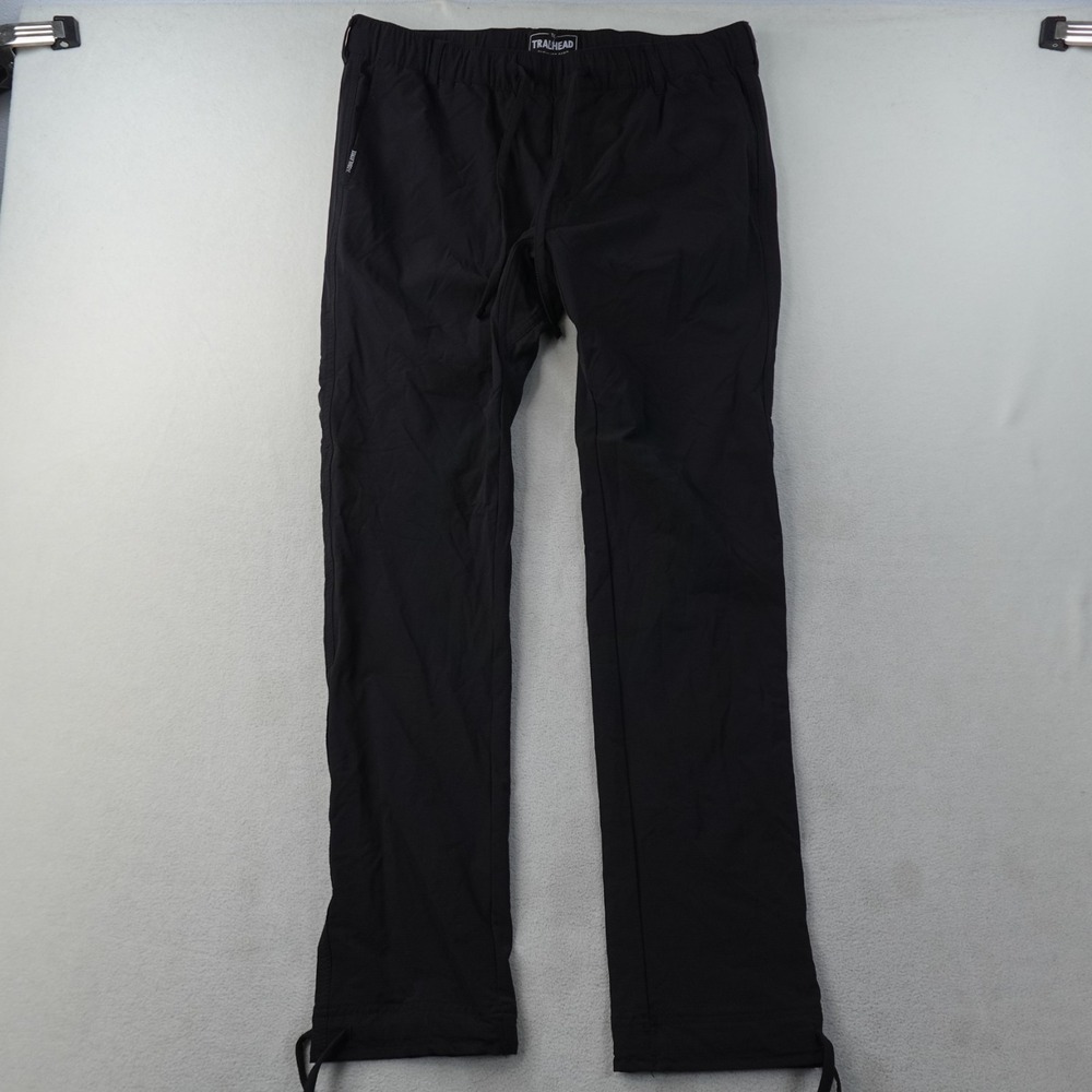 Coalatree Trailhead Adventure Pants Mens XXL Slim Black Hiking Stretch Packable